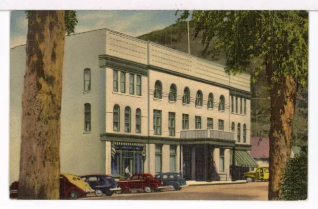 HOTEL JEROME, Aspen, Colorado 1930 - 1945 Postcard mailed in 1951