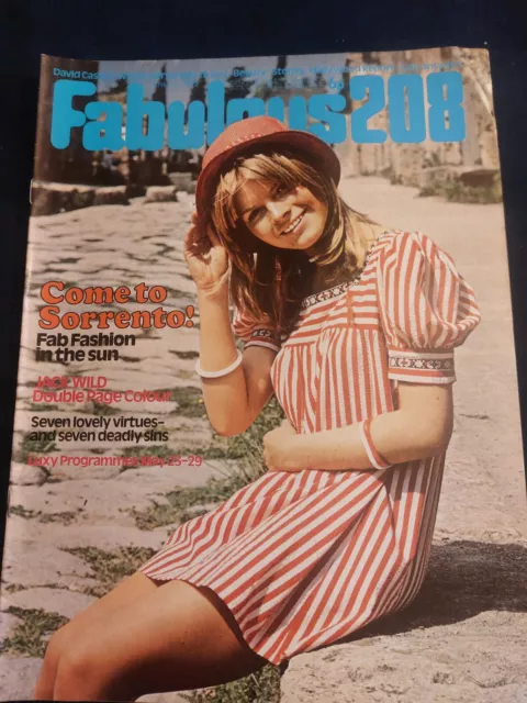 Vintage FABULOUS 208 Magazine 27 MAY 1972 Jack Wild David Cassidy Kid Jensen 75