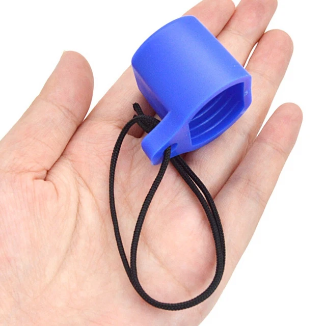 Couvercle de de réservoir – 35 x 32 mm | Bouchon anti-poussière fixé avec une corde | Anti-poussière Plongée Plongée Din Vannes de Réservoir