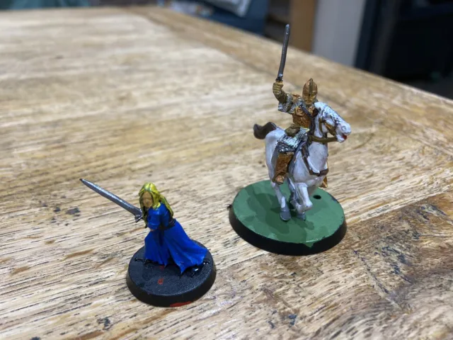 Eomer And Eowyn Warhammer Metal, Lord Of The Rings, Games Workshop. LOTR