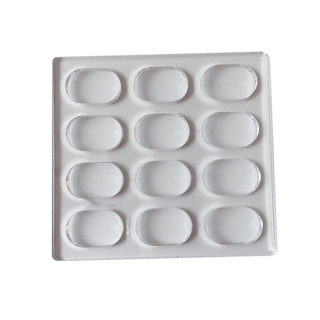 Policarbonato transparente Daquoise forma de pastel ovalado Dakovaz macaron forma de pastel J9N7