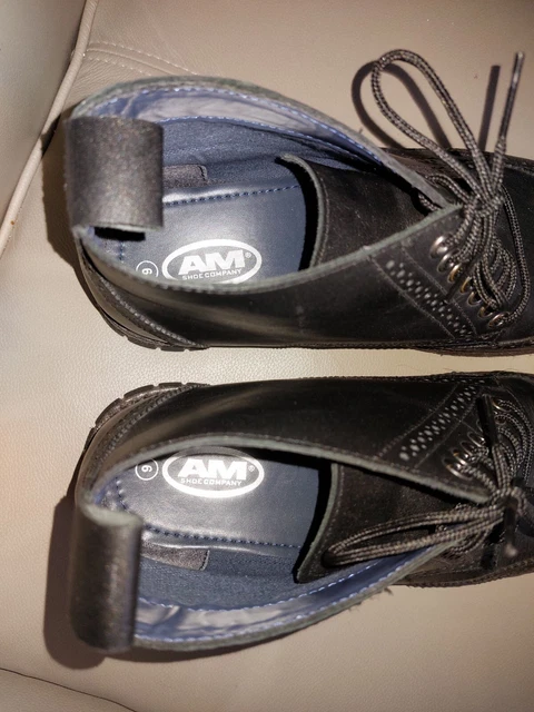 AM SHOE COMPANY Mens Leather Boots - UK Size 9 £15.99 - PicClick UK