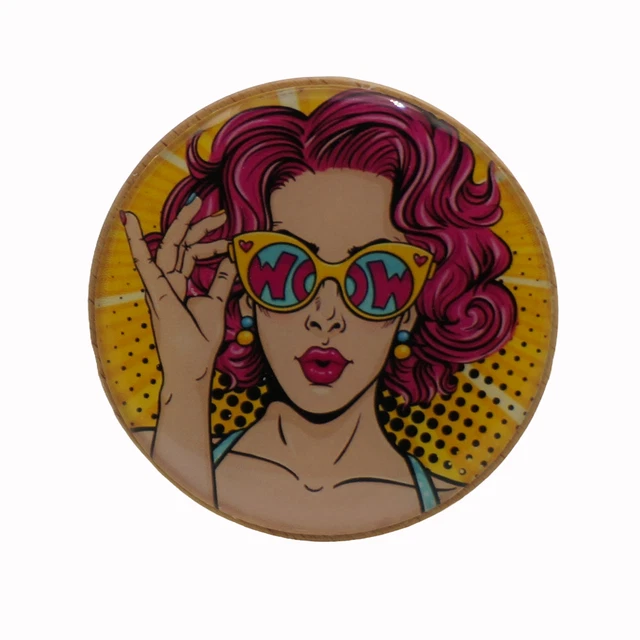 Pop Art, WOW, Fifties, Wooden Wall Hook, Coat Hook, Handcrafted Wall Hanger