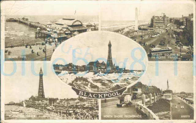 Blackpool 5 views 1941 Postmark Advance Series 203575