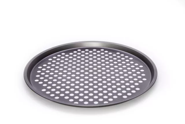 Pizza Tray Large Non-Stick Baking Pan 13'' Carbon Steel Fridge Dishwasher Safe