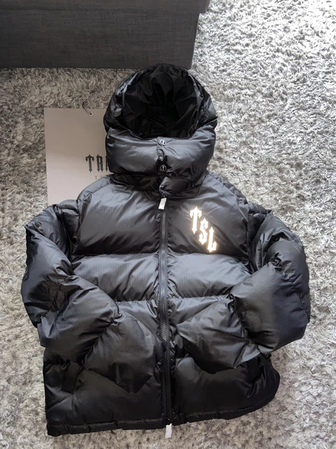 夏限定価格Trapstar shooters puffer ダウン Trapstar Shooters Hooded Puffer Black/Reflective Men's