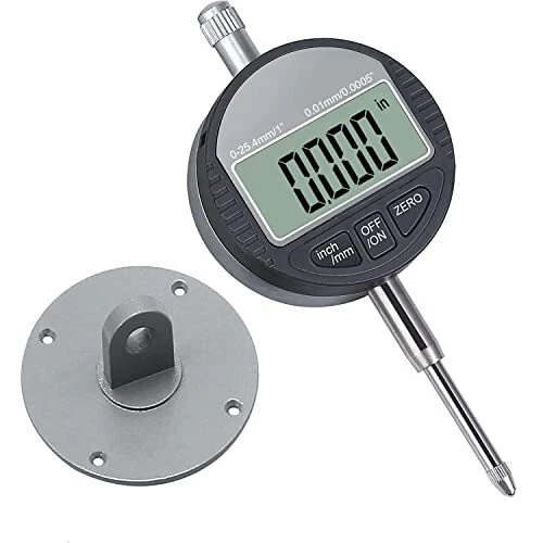 ELECTRONIC DIGITAL DIAL Indicator Gauge Inch/Metric Conversion 01 Inch