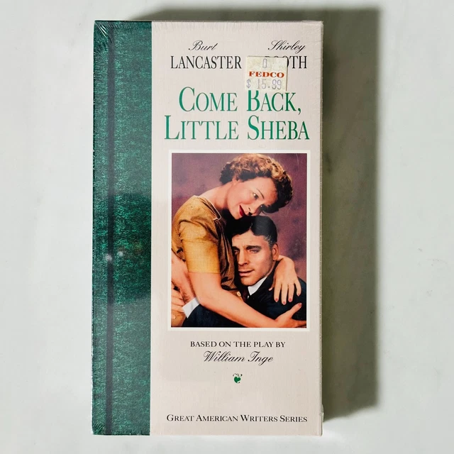 COME BACK, LITTLE Sheba VHS Paramount Watermark Burt Lancaster