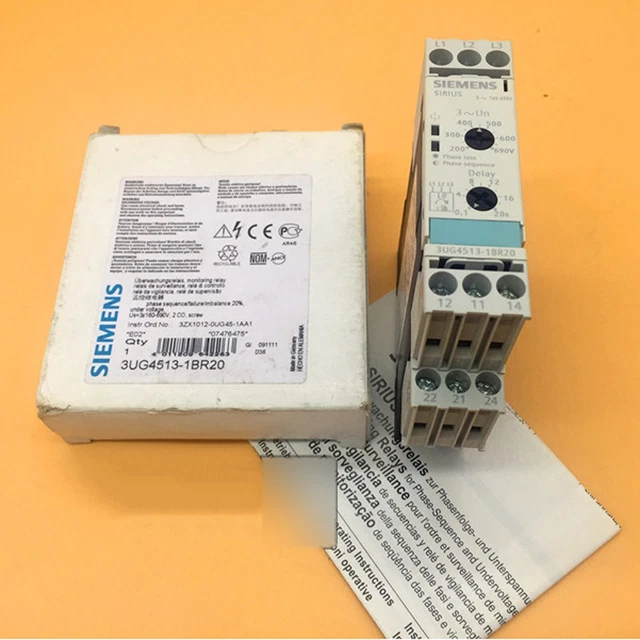 NEW SIEMENS 3UG4513-1BR20 Phase Monitoring Relay 3UG4 513-1BR20 FAST SHIP