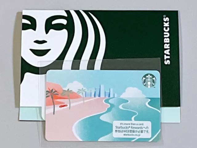 #Nouveau Pin Intact 2024 Starbucks Japon Été Carte Papier Livraison Gratuite