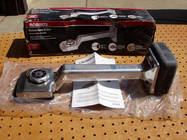 Roberts Deluxe Adjustable Carpet Knee Kicker Model 10-412-2 Brand New 17-21"