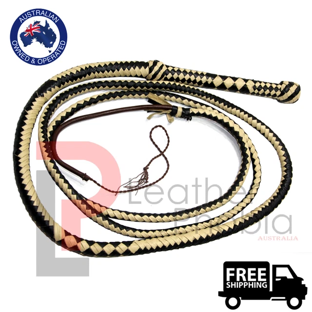 Frusta Toro Stile Indiana Jones In Pelle Di Mucca - Lunga 6 Piedi, 12 Trecce, Colore Marrone Cioccolato Frusta Toro Stile Indiana Jones In Pelle Di Mucca - Lunga 6 Piedi, 12 Trecce, Colore Marrone Cioccolato