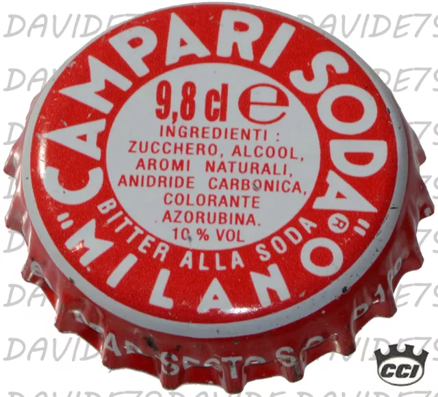 00612] Tappo Corona Crown Cap Chapa Kronkorken Capsule  - Campari Soda