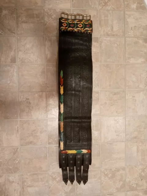 Vintage Leather 38" Kidney Belt used