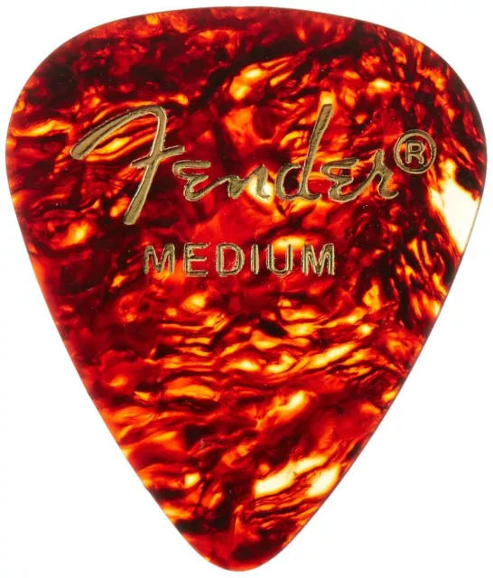 Fender 351 Classic Celluloid Guitar Picks - SHELL - MEDIUM - 144-Pack (1 Gross)