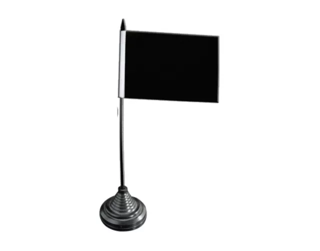 Tischflagge Einfarbig Schwarz schwarze Tischfahne 10x15cm