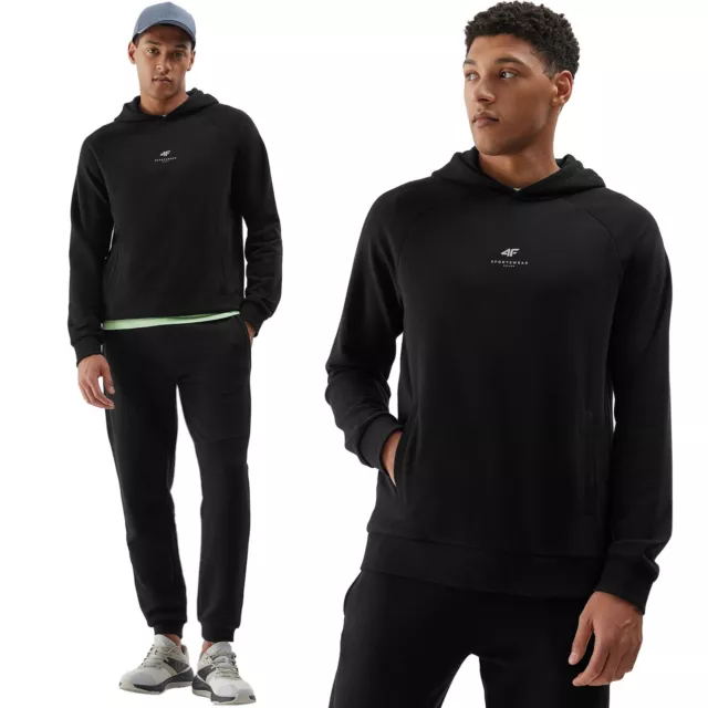 4F Hoodie Herren Kapuzenpullover Sweatshirt Training Baumwolle  SWSM1010 M-XXL