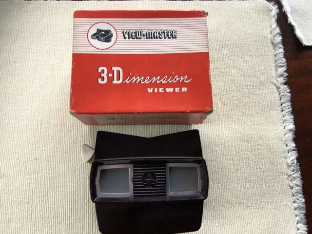 Vintage Sawyers View Master 3D-Modell 6 Bakelit. Verpackt mit Rollen