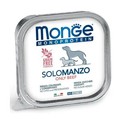 Monge Monoprotein Solo Manzo Vaschetta 150 gr per Cane