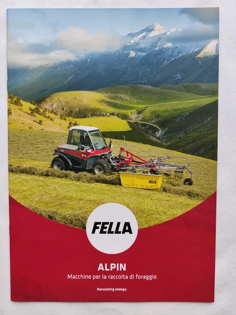 Fella Rice TRACTEUR FAUCHEUSES FELLA Alpin Prospectus Tractor Brochure EUR 5,00 ...