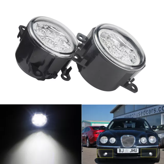 2x 9 LED Nebelscheinwerfer Tagfahrlicht DRL für Ford Focus Fiesta Transit MK7 8