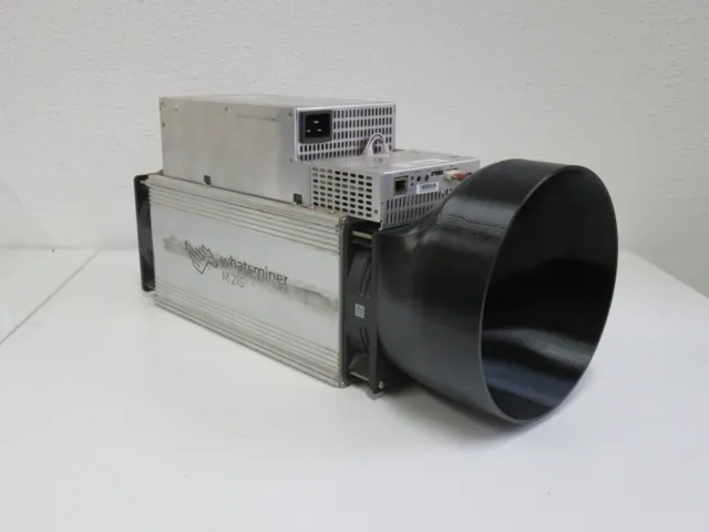 Whatsminer Shroud 8″ - 14cm fan to 8″ (20cm) Duct - 140mm Single Fan ASIC Miner
