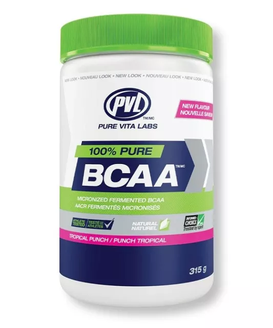 PVL Essentials 100% Pure Bcaa, Mélange Tropical - 315g