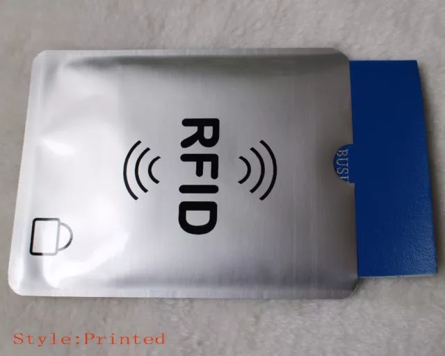 RFID Blocking Sleeve Secure Credit Debit Card ID Passport Protector Anti Scan 3