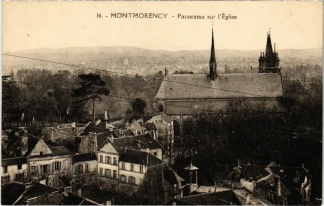 CPA MONTMORENCY - Panorama of the Church (107345)
