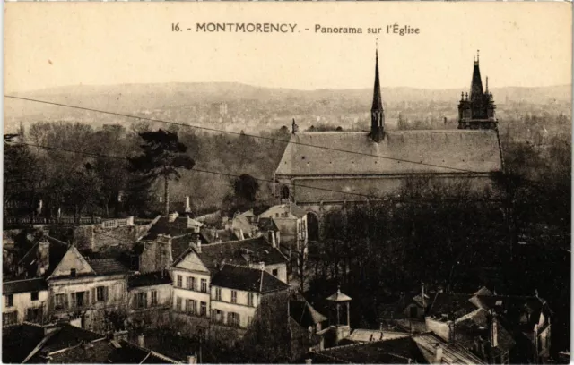 CPA MONTMORENCY - Panorama sur l'Église (107345)