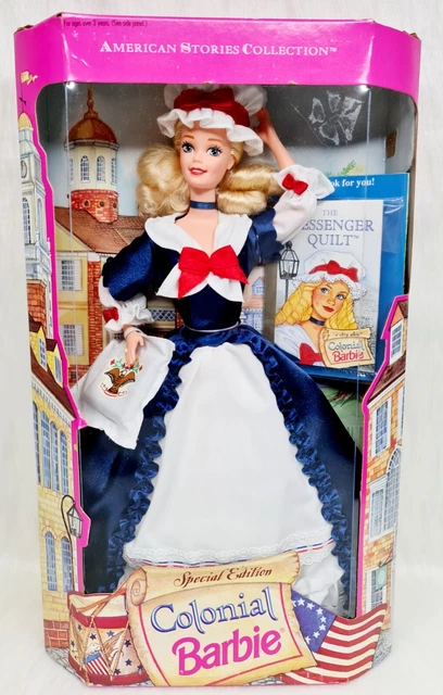 Mattel American Stories Collection Special Edition Colonial Barbie 1995 # 12578