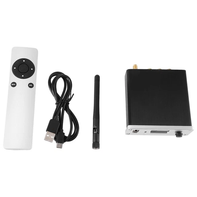MD3 Vehicle Desktop Digital Turntable Bluetooth LDAC Small Tail Black & Sil F1L1