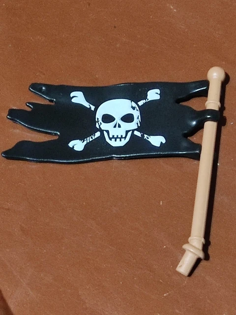 Lot De 2 Tricornes Gris PLAYMOBIL Pour Pirates - Pièces Détachées D'occasion