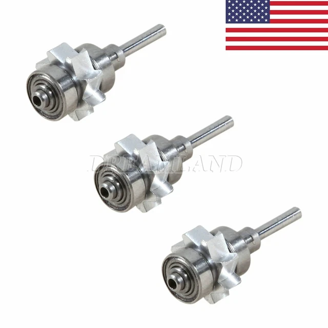 3x Dental Cartridge Rotor Fit 45 ° Angle Degree High Speed Handpiece WCA4 in USA