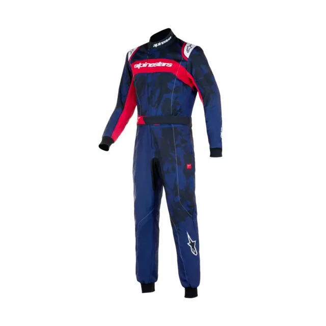 Neu Alpinestars Kartoverall KMX-9 V2 S Graphic 5 Marineblau CIK (140)