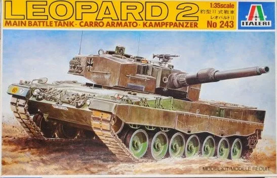 Maquette Pour Installation Leopard 2, Principal Battle Tank, 1:3 5 Italeri