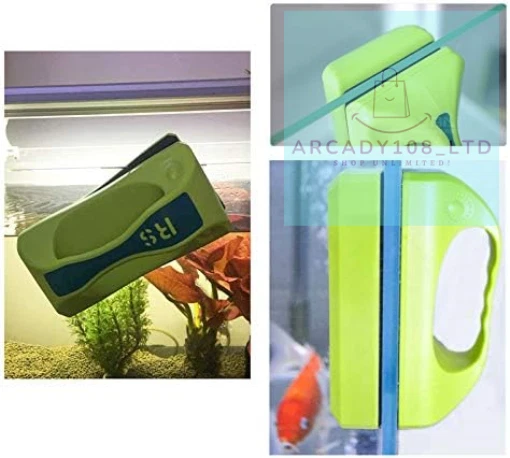 Fish Tank Cleaner, Fish Tank Glass Cleaner, Fish Tank Magnetic Glass Cleaner, 3