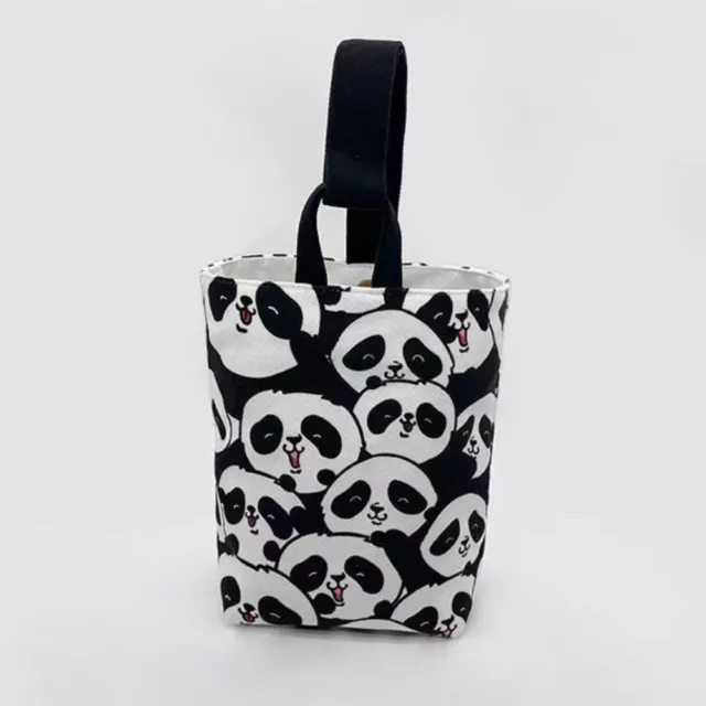 PANDA PRINTING BUCKET Bag Storage Cute Tote Bags Fashion Top-Handle ...