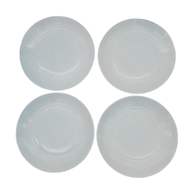 ROYAL DOULTON GORDON Ramsay Maze S/4 Dinner Plates Light Blue 11