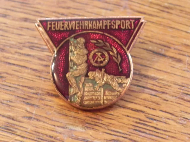 DDR Feuerwehr Kampfsport Abzeichen Bronze Medaille