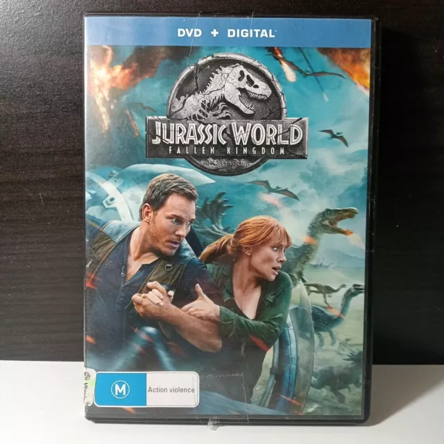 Jurassic World Fallen Kingdom DVD Region 4 Aus Disc Like New