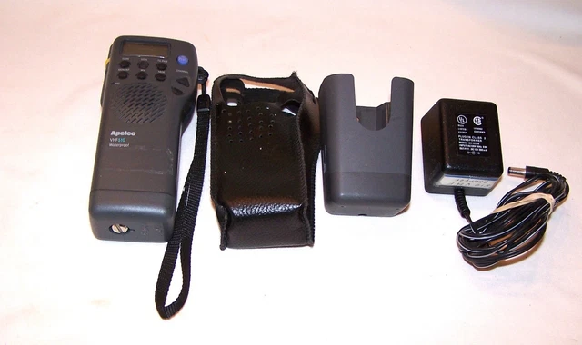 Radio VHF Marine Apelco VXL501 Portable – Vintage, Testée Et Fonctionne