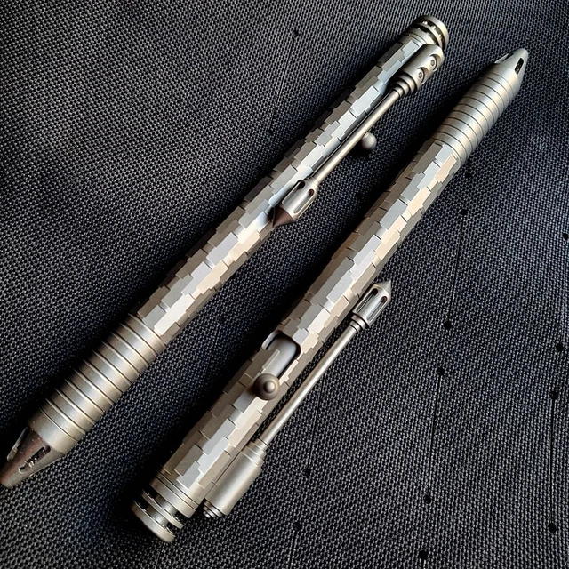 EDC Titanium Alloy Mini Pen With Collection Writing Portable Outdoor EDC Tools
