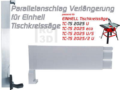 Tope paralelo extensión tope 50mm, ampliación para EINHELL TS 2025