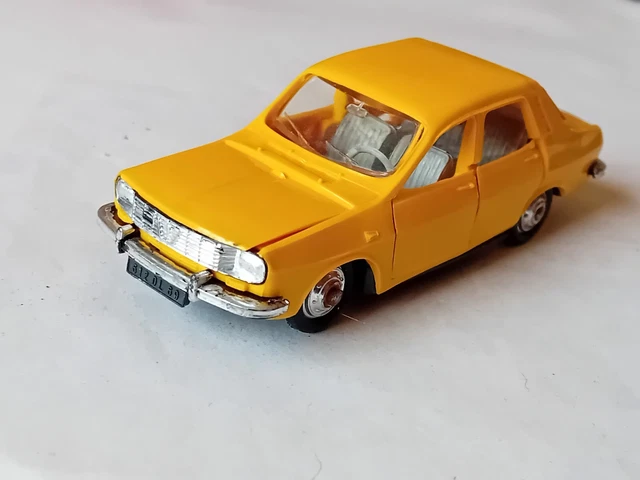 Miniature NOREV échelle 1/43 – Renault 12 Jaune – En Boîte (occasion)