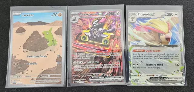 Pokemon OBSIDIAN FLAMES EX & ILLUSTRATION RARE Card Lot of 3 FRESH PULLS NM TCG