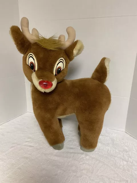 Applause 20” RUDOLPH The Red Nosed Reindeer Musical Light-Up Standing Plush