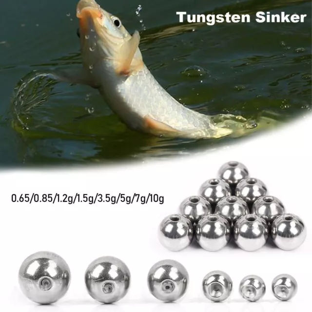 Shot Weights Fishing Tungsten fall 0.65g-10g Line Sinkers Ball Sinker  fishing