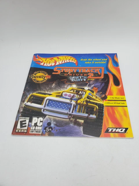 HOT WHEELS Stunt Track Driver :Get'n Dirty PC Authentic Manual