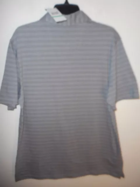 NEW A(X)IST Mens Polo Casual Short Sleeve Shirt Large Gray 3